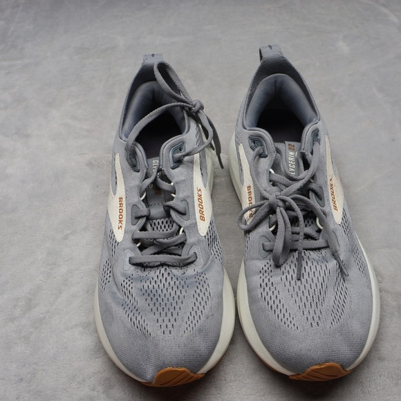 Brooks Mens 9D Running Shoes Grey Glycerin 22 Mesh DNA LOFT Athletic Sneakers main image 9